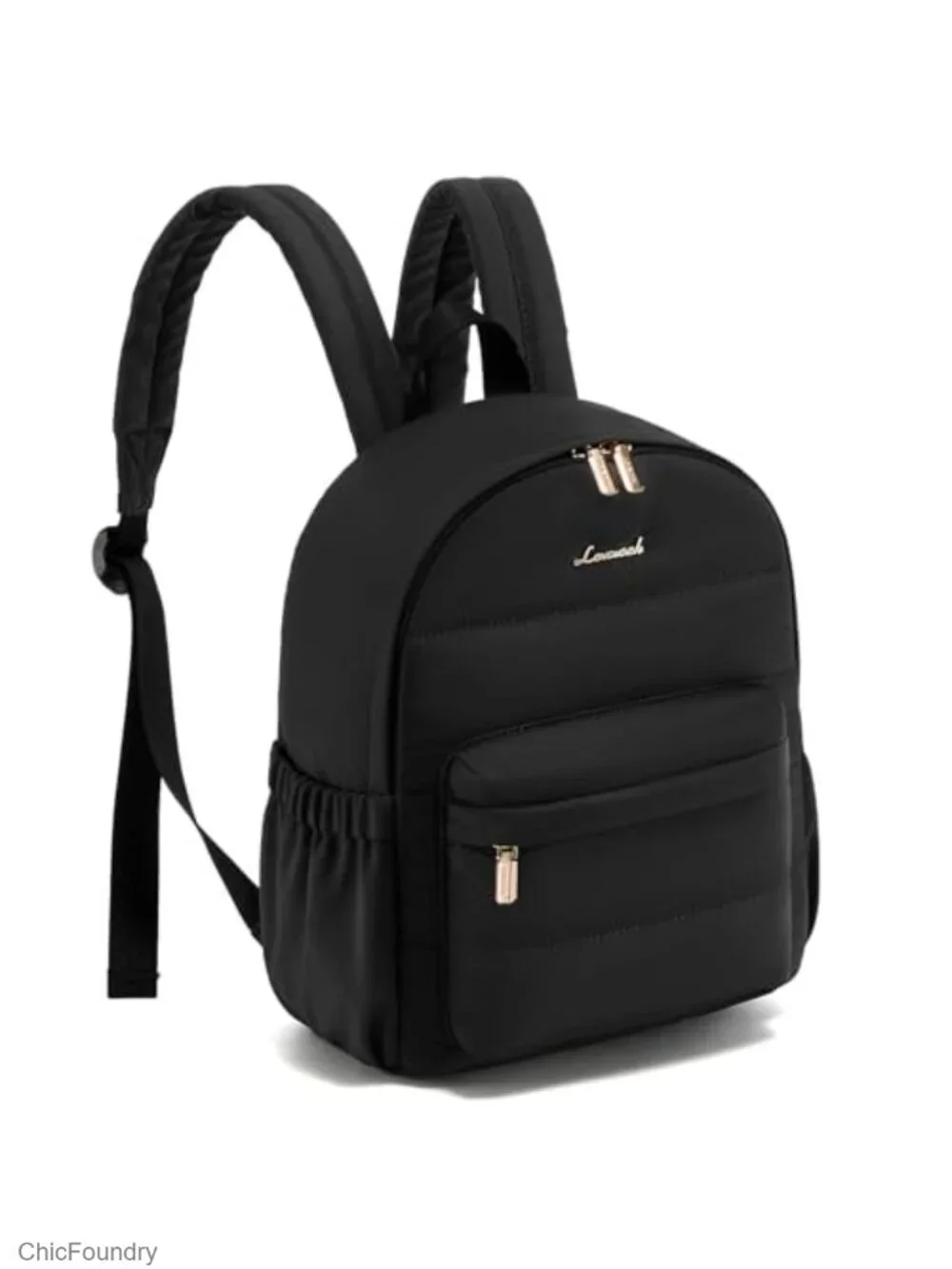 Mini Puffer Backpack Quilted Nylon Daypack Anti-Theft Travel Purse Women
